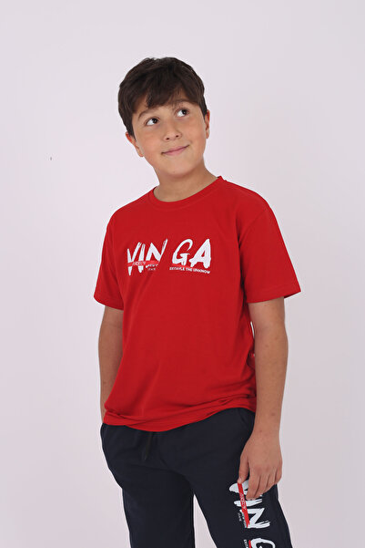 cm buseyiz Buseyiz Vin Ga printed cotton and pocket boy's summer bottom-top suit