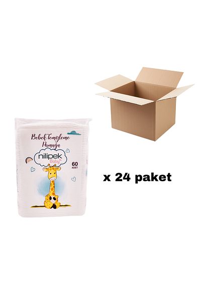 Nilipek baby 1 Box Baby Cleaning Cotton - 24 Packs