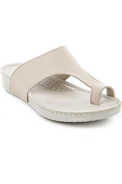Muya Women's Sandals - Intermediate Anatomical Sole, Cream Color
