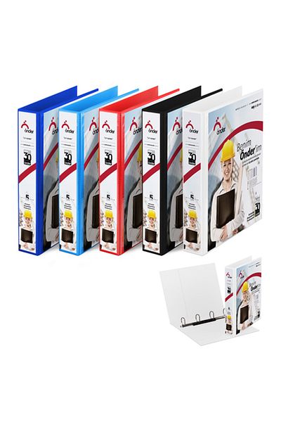 Önder Presentation Folder 4 Rings 50 Mm A4 White 2015-5