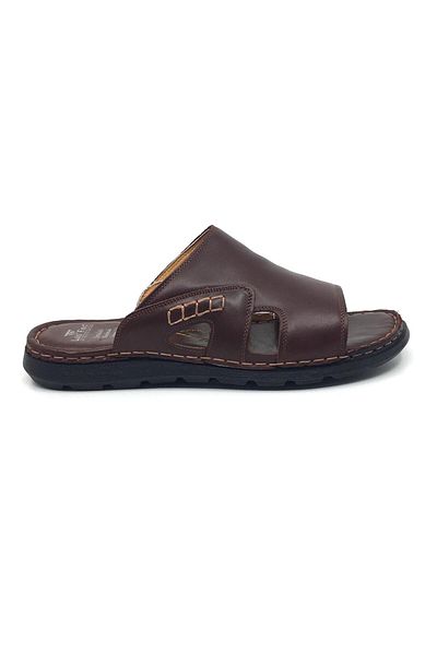 Çetintaş Luis Figo 100% Leather Daily Orthopedic Men's Large Size Slippers 39-48
