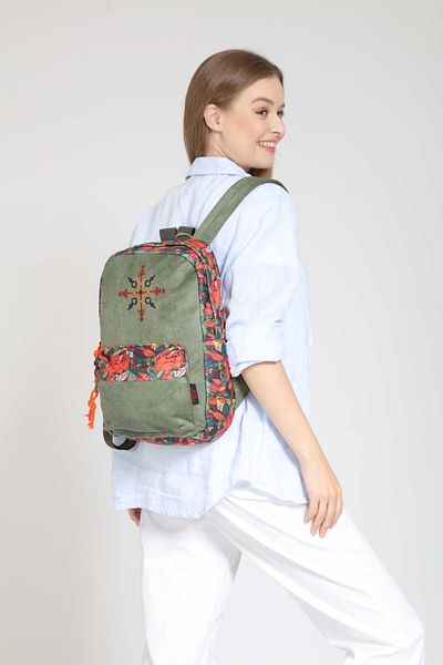 Street Bag Σακίδιο πλάτης Nubi Ethnic Bohemian Embroidered - Καθημερινή και Ταξιδιωτική Χρήση