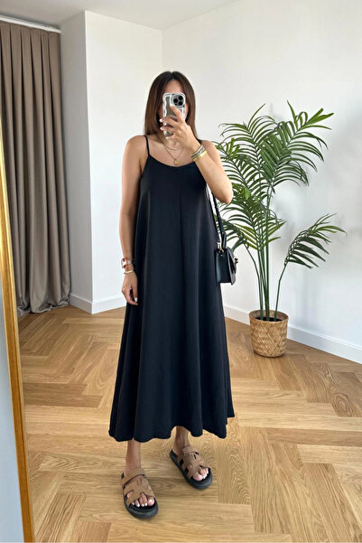 Camp Store Rochie lungă de vară cu bretele subțiri de damă