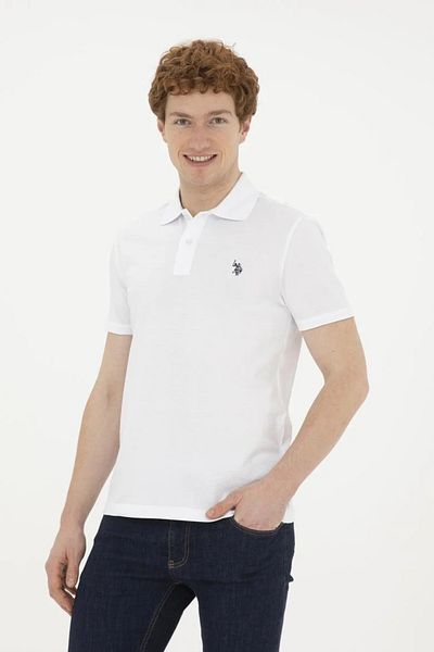 U.S. Polo Assn. Ανδρικό Λευκό Μπλουζάκι Basic1792406 LAPATYA