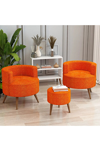 cengele Çay Seti İkili Koltuk, Berjer Ve Puf Takımı, Puf Koltuk (Salon, Balko...