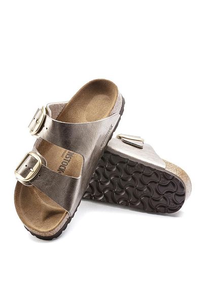 Birkenstock Arizona Copper Women's Slippers - Birko-Flor
