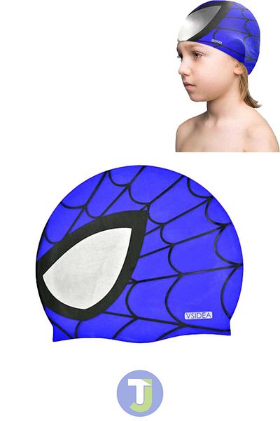 Technojet Șapcă de mare pentru piscină pentru copii, din silicon, flexibilă, ușoară, impermeabilă