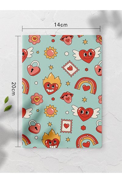 Postifull Caiet Groovy - 64 de coli, blocnotes de dimensiune 14*21 cm