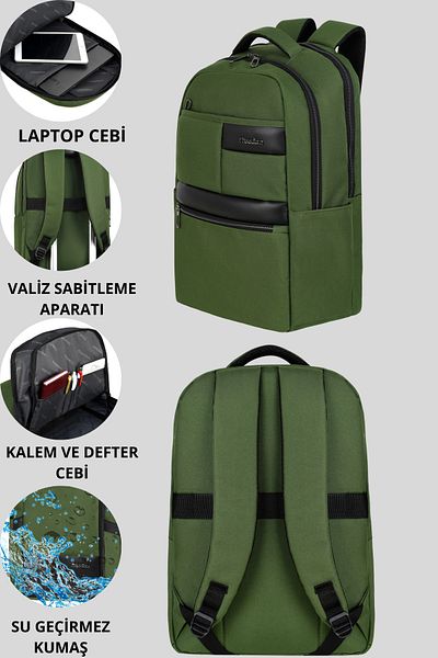 Çantaland Freedom Laptop Protected Backpack, College, High School and Middle School Bag