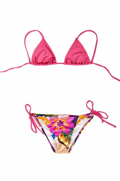 Argento Bikini pentru fete roz cu model triunghi