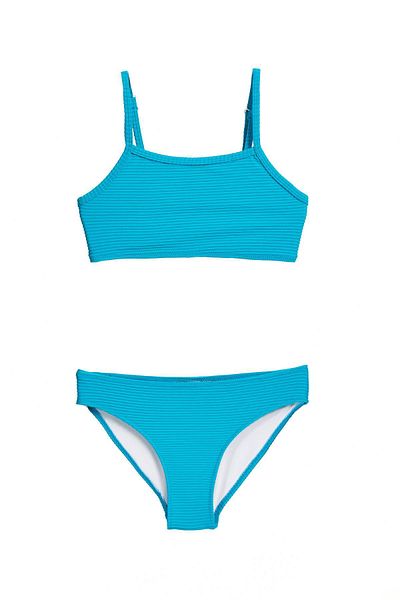 Argento Μπικίνι για κορίτσια με υφή Bustier