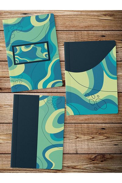 Postifull Unlined Notebook Set, 3 Notepads, Notebook Journal Set, Memory Book, 64 Pages Medium Size