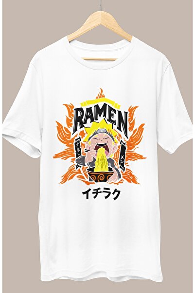 Fuddy Moda Oversize kroj Ramen Naruto Štampano T-shirt , unisex anime Štampan...