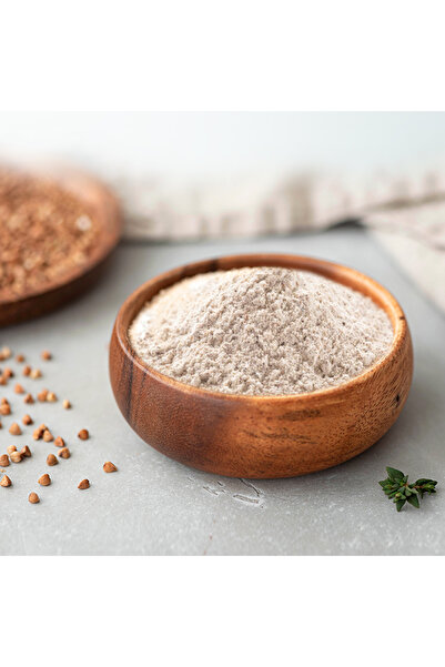 Tam Tarım Glutensiz Çiğ Karabuğday Unu 2 Kg – 100% Tam Çiğ Karabuğday Ekmeklik Un 2 Kg – Psyllium 100 gr