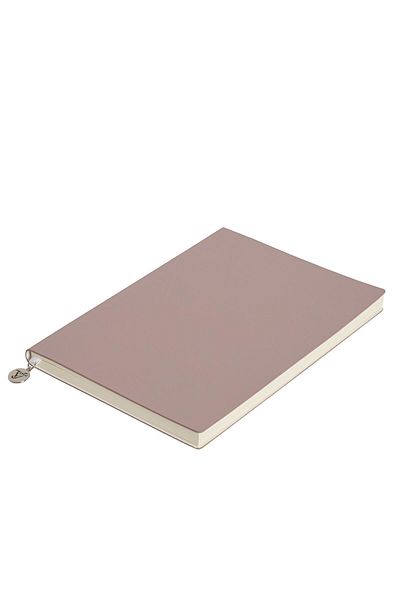 Victoria's Journals Smyth Classic Flexible Cover Striped Notebook, 14.8x21 cm - Brown