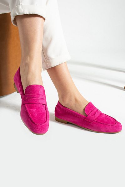 İnan Ayakkabı WOMEN'S Fuchsia Suede Colored Shoes & Shoes