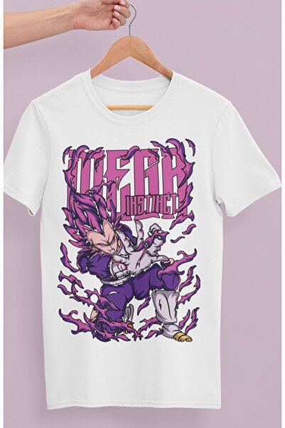 Fuddy Moda Prevelika majica sa printom Dragon Ball Vegeta, unisex anime majic...