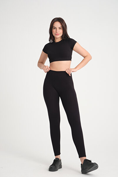 Ramior Cu talie înaltă Comfort Interlock, Colanți din Lycra pentru glezne