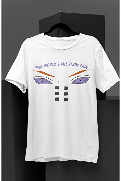 Fuddy Moda Tricou supradimensionat unisex cu imprimeu Naruto The Pain