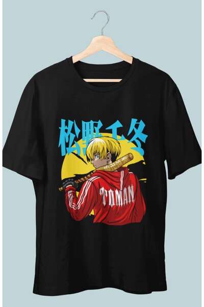 Fuddy Moda Oversize kroj Tokyo Revengers Toman Štampano T-shirt, unisex anime...