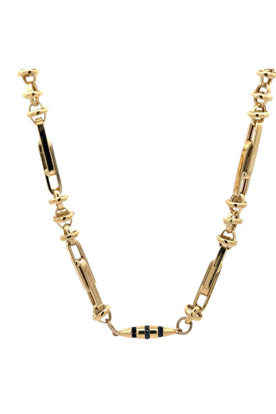 Altınöz Mücevherat Farklı Model Zincir Geçişli Şık Gösterişli Uzun Yeşil Altı...