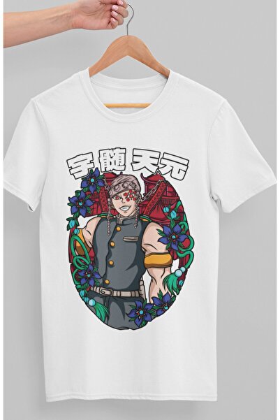Fuddy Moda Oversize kroj Demon Slayer Tengen Uzui Štampano T-shirt , unisex a...