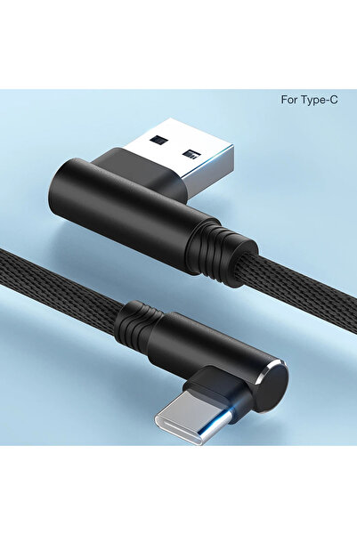 EXENAR 3 Metre Type-C Şarj Kablosu 3M 3 Amper Hızlı USB - TYPE C