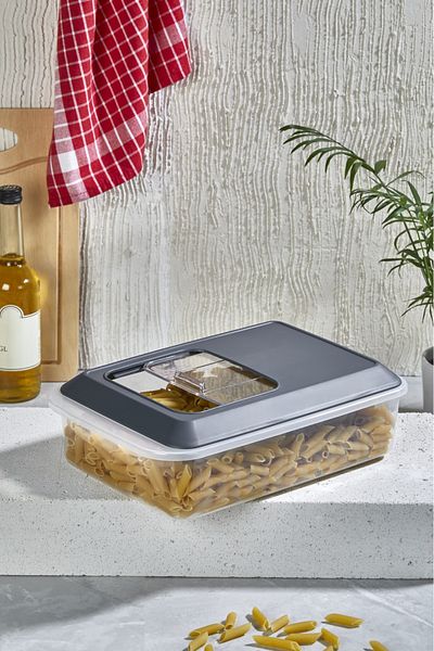 morponi 5 Liter 1 Piece Dry Fabric Plastic - Multi-Purpose Dry Food Storage Container