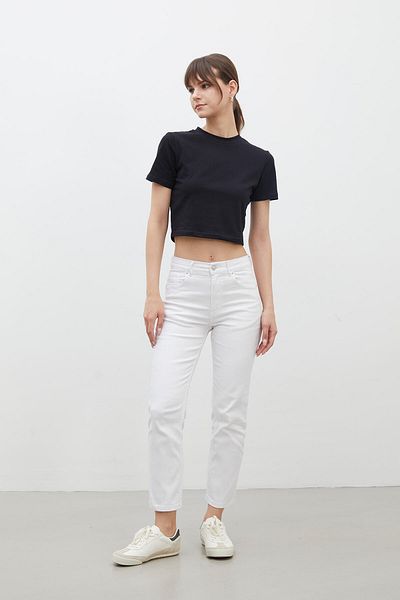 Manuka Jeanshose im Bootcut-Stil, Weiß