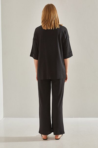 Bianco Lucci Women's Basic Bottom Top Set