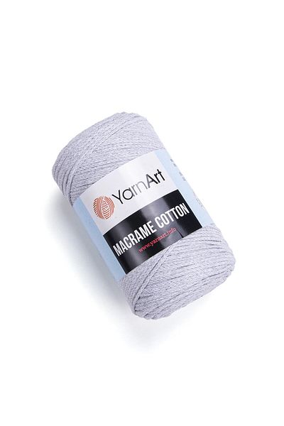 Yarnart Macrame Cotton - Μακραμέ Χειροποίητο Νήμα Πλεξίματος Ανοιχτό Γκρι-756