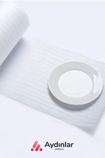 Aydınlar Ambalaj 50mt X 20cm Rulo Şilte Streç Film Porselen Tabak Bardak Cam ...