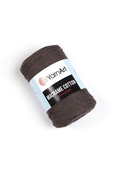 Yarnart Macrame Cotton - Μακραμέ Χειροποίητο Νήμα Πλεξίματος Σκούρο Καφέ-769