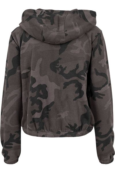Urban Classics Damen Ladies Camo Cropped Hoody