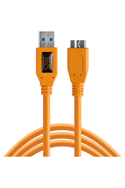 Tether Tools Cablu de conectare USB 3.0 la Micro-B, 4,6 m