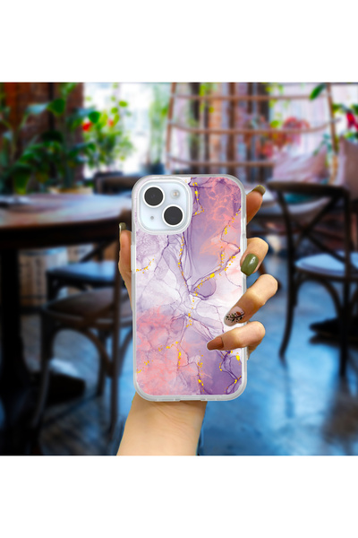 Powerfox iPhone 15 Plus/ 14 Plus Uyumlu 'Özel Tasarım Baskılı' Kamera Korumas...