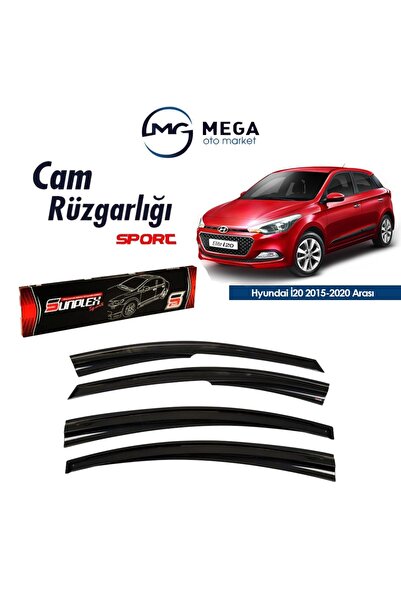 Mega Oto Market Hyundai I20 2015-2020 Arası Mugen Tip Cam Rüzgarlık Sunplex