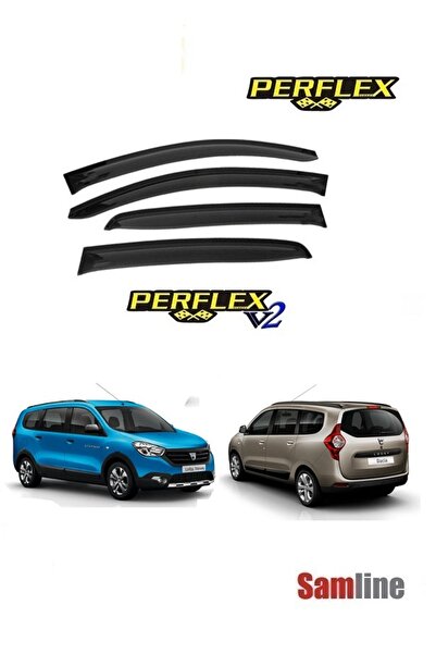 PERFLEX Dacıa Lodgy 2013 Modeller için Cam Rüzgarlığı Takımı 4'lü Set Avant-Classic
