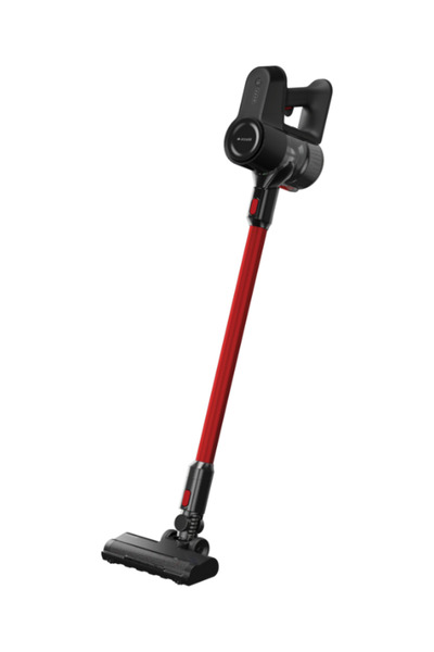 Arçelik Led Işıklı Turbo Başlıklı 0.6 lt  Duvara Asılabilen Şarjlı Dikey Süpürge, Kırmızı