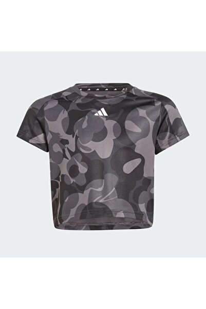 adidas Essentials Aeroready Seasonal Print Crop Çocuk Tişört