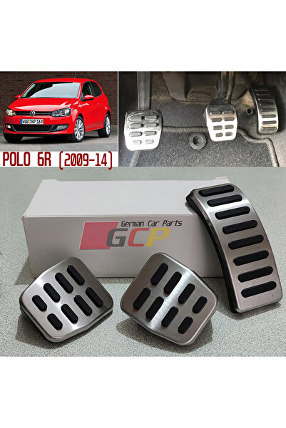 GCP German Car Parts POLO 6R Pedal Seti - POLO 6R Krom Spor Pedal AksesuarUyumlu