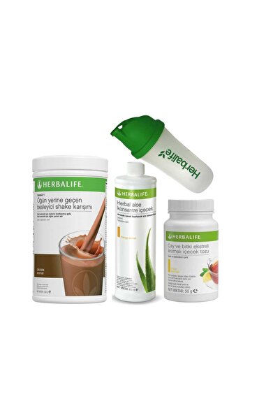 Herbalife Set5- Bir Çikolatalı Shake, Bir Mango Aloevera İçecek ve Bir Ahuduu...