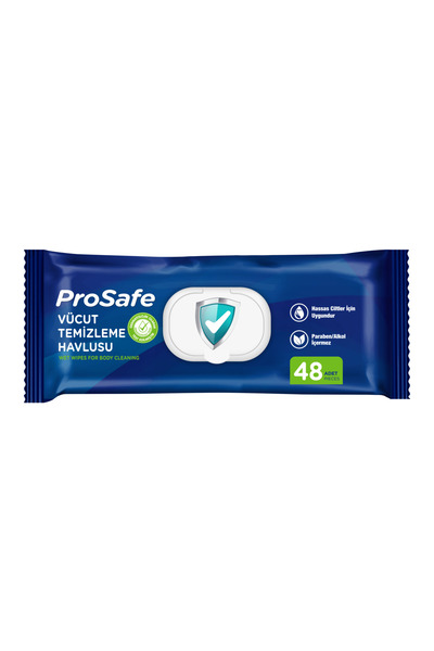 PROSAFE عبوة واحدة تحتوي على 48 منشفة تنظيف للجسم
