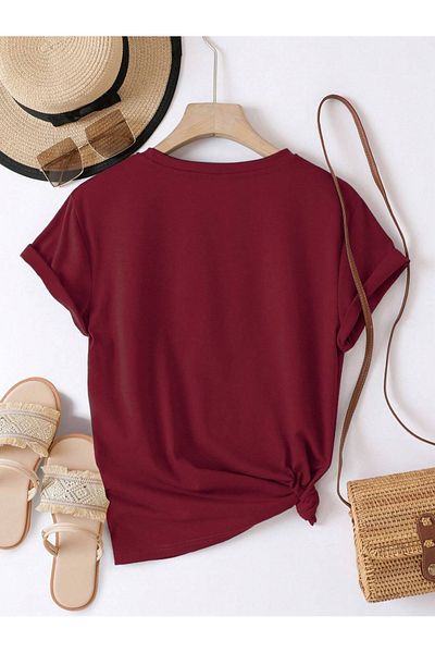 aynewmoda Oversize make a coffee printed T-shirt