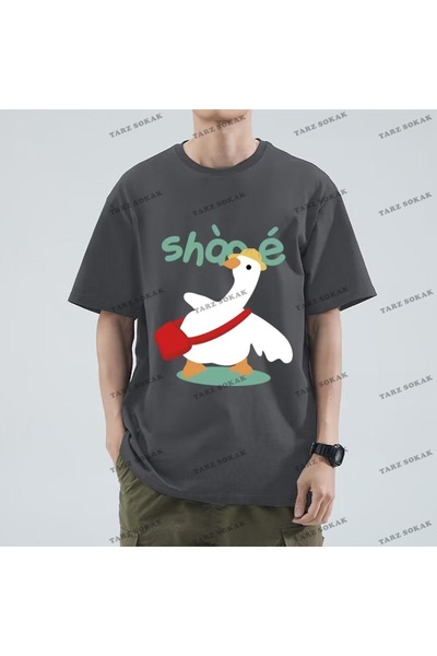 Adrift Y2K Unisex Harajuka Anime Retro Kawai Kuromi T-shirt Κωδικός-Μπλε-Ετικ...