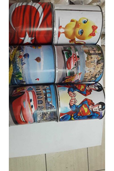 ATLAS TOYS TENEKE KUMBARA ORTA BOY(KENDİNDEN BASKILI) 6 ADET