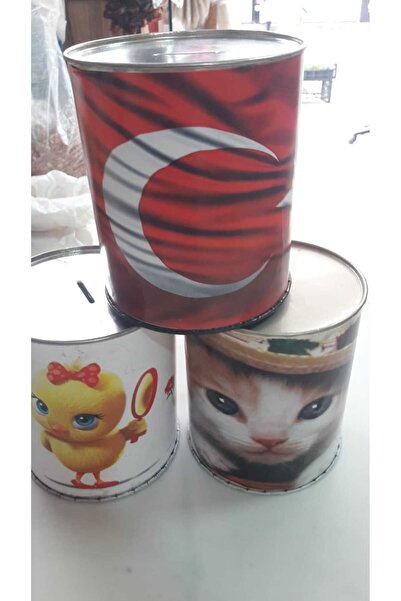 ATLAS TOYS TENEKE KUMBARA ORTA BOY(KENDİNDEN BASKILI) 3 ADET