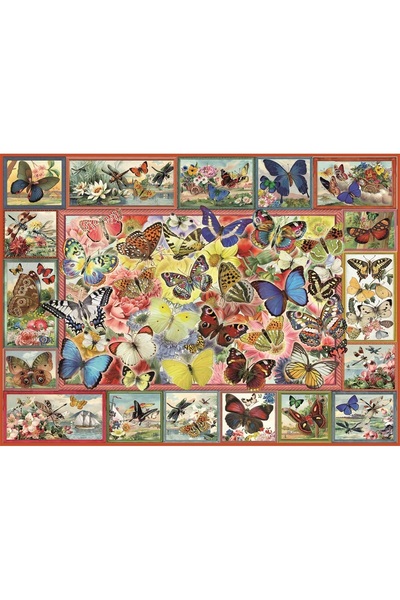 şazenur Kelebekler Anatolian Puzzle 1000 Parça 66x48 cm