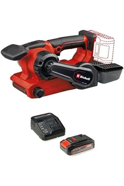 Einhell TP-BS 18/457 Li - Solo, Akülü Tank Zımpara ve Einhell 18V 2,5 Ah PXC Starter Kit (Başlangıç