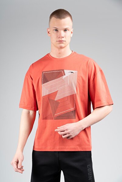 MARATON Oversized Men's Crew Neck Tile T-Shirt